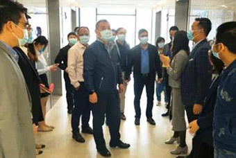 广东省人力资源和社会保险厅副厅长一行莅临mansion88·明升官方网站汉中分公司视察领导